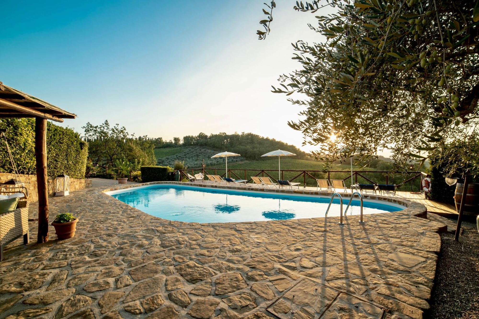 Podere Vergianoni Con Piscina E Vista Mozzafiato Tavarnelle Val di Pesa Exterior foto